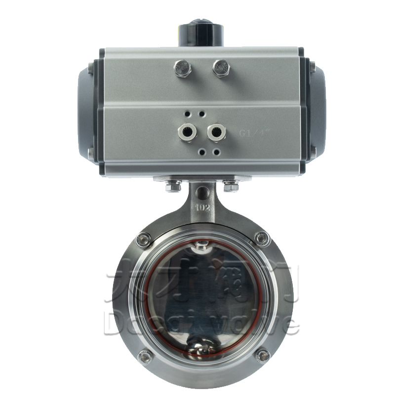 D681X-10P氣動衛生級卡箍軟密封蝶閥